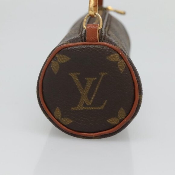 LOUIS VUITTON Monogram Papillon Pouch LV Auth BA3067 - Picture 5 of 16